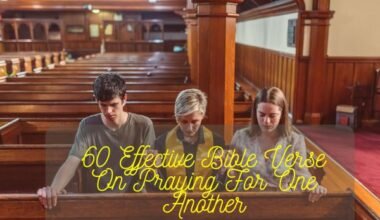 Bible Verse On Praying For One Another