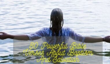 Bible Verses About Baptism And Salvation